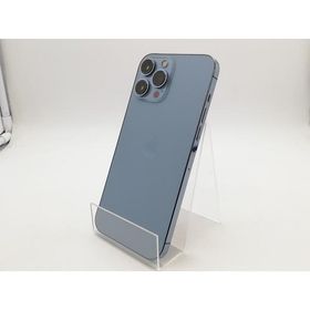 【中古】Apple au 【SIMフリー】 iPhone 13 Pro Max 128GB シエラブルー MLJ73J/A【千葉】保証期間１ヶ月【ランクC】
