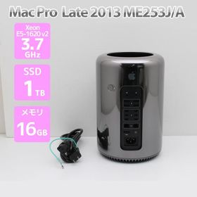 Apple Mac Pro Late 2013 ME253J/A デスクトップ Xeon E5-1620 v2 メモリ16GB SSD1TB AMD FirePro D300 Cランク Q22H 中古