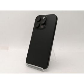 【中古】Apple SoftBank 【SIMフリー】 iPhone 16 Pro 256GB ブラックチタニウム MYN03J/A【新宿2】保証期間１ヶ月【ランクC】