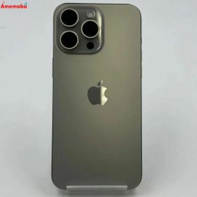 【中古】iPhone15 Pro Max 1TB ナチュラルチタニウム MU713J/A AU版SIMフリー