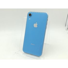 【中古】Apple au 【SIMロック解除済み】 iPhone XR 64GB ブルー MT0E2J/A【川崎】保証期間１ヶ月【ランクB】