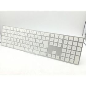 【中古】Apple Magic Keyboard（2017/テンキー付き/A1843） - 日本語（JIS） シルバー MQ052J/A【神戸】保証期間１週間