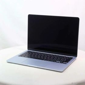 【中古】Apple(アップル) 〔展示品〕 MacBook Air 13.6-inch Early-2025 MC6T4J／A Apple M4 10コアCPU_8コアGPU 16GB SSD256GB スカイブルー 〔macOS v26.3.2〕 【258-ud】