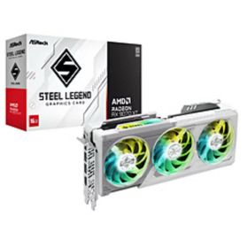【中古】ASRock(アスロック) ASRock Radeon RX 9070 XT Steel Legend 16G ホワイト RX9070XT SL 16G 【377-ud】