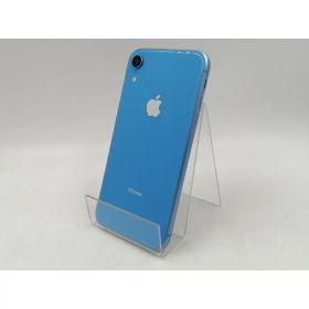 【中古】Apple au 【SIMロック解除済み】 iPhone XR 128GB ブルー MT0U2J/A【千葉】保証期間1ヶ月【ランクC】