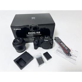 Canon キャノン ミラーレス一眼カメラ EOS R8 RF24-50ｍｍ F4-5-6.3 IS STM KIT ブラック 5803C011 美品