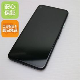 グーグルピクセル(Google Pixel)の超美品 SIMフリー Google Pixel 4a ブラック M999(スマートフォン本体)