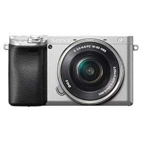 【中古】(非常に良い)SONY(ソニー) APS-C ミラーレス一眼カメラ α6400 パワーズームレンズキット(同梱レンズ:SELP1650) シルバー ILCE-6400L S