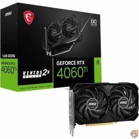 【クーポン配信中】MSI グラフィックスボード GeForce RTX 4060 Ti VENTUS 2X BLACK 16G OC VD8623