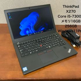 ThinkPad X270 i5 16GB 256GB Windows11Pro