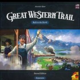 【中古】ボードゲーム グレート・ウエスタン・トレイル 拡張 北部への道 第2版 英語版 (GREAT WESTERN TRAIL 【Second Edition】： Rails to the North) [日本語訳付き]