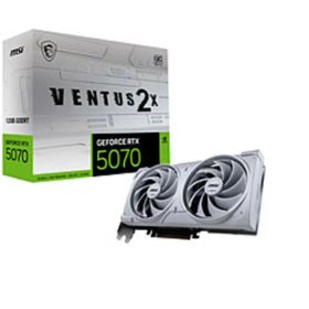 【中古】MSI(エムエスアイ) GeForce RTX 5070 12G VENTUS 2X OC WHITE 【377-ud】