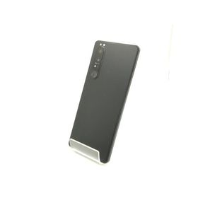 【中古】SONY au 【SIMロック解除済み】 Xperia 1 III フロストブラック 12GB 256GB SOG03【ECセンター】保証期間１ヶ月【ランクB】