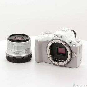 〔中古〕Canon(キヤノン) EOS R50 RF-S18-45 IS STM レンズキット ホワイト〔262-ud〕