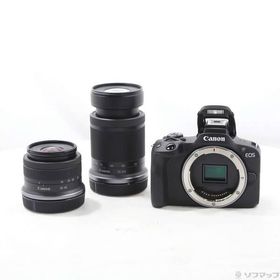 〔中古〕Canon(キヤノン) EOS R50 ダブルズームキット ブラック〔344-ud〕