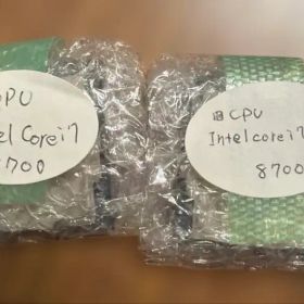 【動作確認済】Intel Core i7 8700 CPU 3.20GHz 2個