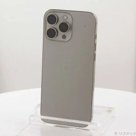 ソフマップ 〔中古品〕 iPhone16 Pro Max 512GB ナチュラルチタニウム MYWP3J／A SIMフリー【258】