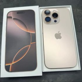 【美品】iPhone16 Pro 128GB デザートチタニウム SIMフリー
