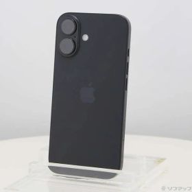 ソフマップ 〔中古品〕 iPhone16 128GB ブラック MYDQ3J／A SIMフリー【258】