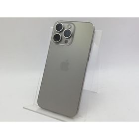 【中古】Apple 国内版 【SIMフリー】 iPhone 15 Pro Max 512GB ナチュラルチタニウム MU6W3J/A【新宿東口】保証期間１ヶ月【ランクC】