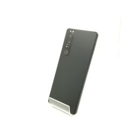 【中古】SONY au 【SIMロック解除済み】 Xperia 1 III フロストブラック 12GB 256GB SOG03【ECセンター】保証期間1ヶ月【ランクB】