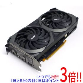 【1日と5.0のつく日、18日はポイント3倍！】【中古】MSI製グラボ GeForce RTX 3060 Ti VENTUS 2X 8G V1 LHR PCIExp 8GB