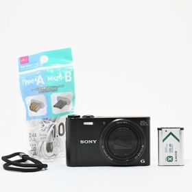 ＜並品＞ SONY Cyber-shot DSC-WX300 ブラック｜コンパクトデジタルカメラ｜約2110万画素｜フラッシュ不良