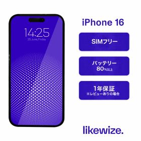 【中古】 iPhone 16 【レビューで1年保証】 スマホ 本体 SIMフリー 128GB|256GB|512GB ブラック|ホワイト|ピンク|ティール|ウルトラマリン A3286