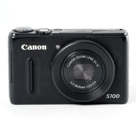 Canon キヤノン デジタルカメラ PowerShot S100 ブラック PSS100(BK) 1210万画素 広角24mm 光学5倍ズーム 3.0型TFT液晶カラーモニター