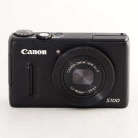 Canon キヤノン デジタルカメラ PowerShot S100 ブラック PSS100(BK) 1210万画素 広角24mm 光学5倍ズーム 3.0型TFT液晶カラーモニター