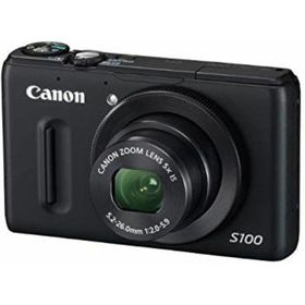 Canon デジタルカメラ PowerShot S100 ブラック PSS100(BK) 1210万画素 広角24mm 光学5倍ズーム 3.0型TFT液晶カラーモニター tf8su2k(コンパクトデジタルカメラ)