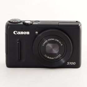 キヤノン(Canon)のCanon キヤノン デジタルカメラ PowerShot S100 ブラック PSS100(BK) 1210万画素 広角24mm 光学5倍ズーム 3.0型TFT液晶カラーモニター #13577(コンパクトデジタルカメラ)