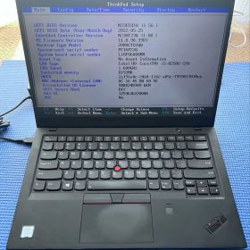 ThinkPad X1 ノートPC Intel Core i5 8250U