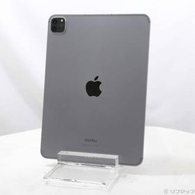〔中古〕Apple(アップル) iPad Pro 11インチ 第4世代 512GB スペースグレイ MNYG3J／A docomoロック解除SIMフリー〔348-ud〕