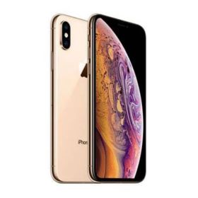 Apple iPhone XS ゴールド ケース付き