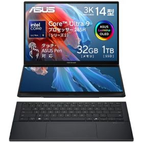 ASUS｜エイスース ノートパソコン(2画面) Zenbook DUO (2025) UX8406 インクウェルグレー UX8406CA-U9321W [14.0型 /Windows11 Home /intel Core Ultra 9 /メモリ：32GB /SSD：1TB /2025年2月モデル]