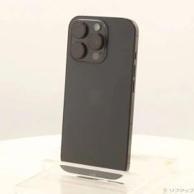 ソフマップ 〔中古品〕 iPhone16 Pro 128GB ブラックチタニウム MYMV3J／A SIMフリー【269】