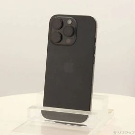 ソフマップ 〔中古品〕 iPhone16 Pro 128GB ブラックチタニウム MYMV3J／A SIMフリー【368】