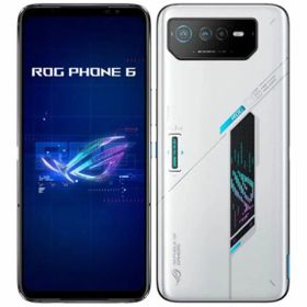 【中古】【安心保証】 ROG Phone 6 ROG6-WH12R256[256GB] SIMフリー ストームホワイト