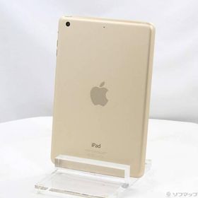 〔中古〕Apple(アップル) iPad mini 3 64GB ゴールド FGY92J／A Wi-Fi〔247-ud〕