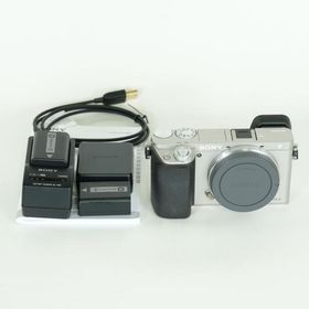 [良品 | シャッター数22,534回｜バッテリー2個付] SONY α6000（ILCE-6000） [ボディ シルバー] | SONY Eマウント