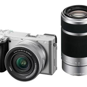 【ポイント10倍】 SONY デジタル一眼カメラ α6400 ILCE-6400X ダブルズームレンズキット [シルバー] [タイプ：ミラーレス 画素数：2500万画素(総画素)/2420万画素(有効画素) 撮像素子：APS-C/23.5mm×15.6mm/CMOS 重量：359g] 【P10倍】