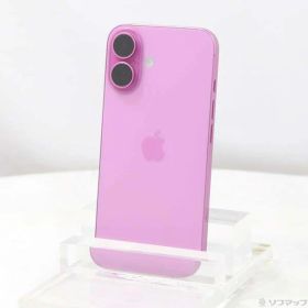 【中古】Apple(アップル) iPhone16 128GB ピンク MYDT3J／A SIMフリー 【276-ud】