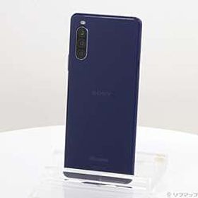 【中古】SONY(ソニー) Xperia 10 II 64GB ブルー SO-41A docomoロック解除SIMフリー【291-ud】