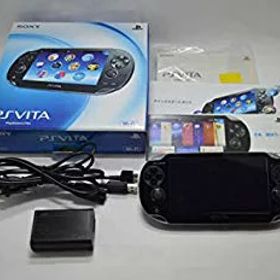 【中古】【非常に良い】PlayStation Vita (プレイステーション ヴィータ) Wi‐Fiモデル クリスタル・ブラック (PCH-1000 ZA01) 【メーカー生産終了】 g6bh9ry