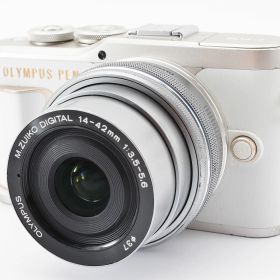 【中古】OLYMPUS オリンパス PEN E-PL10 14-42mm EZレンズキット ホワイト