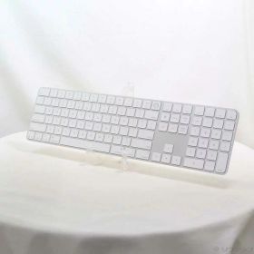 【中古】Apple(アップル) Appleシリコン搭載Macモデル用Touch ID搭載Magic Keyboard 英語 MXK73LL／A ホワイト 【198-ud】