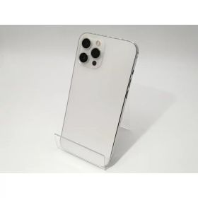 【中古】Apple au 【SIMロック解除済み】 iPhone 12 Pro Max 128GB シルバー MGCV3J/A【秋葉3号】保証期間1週間【ランクC】