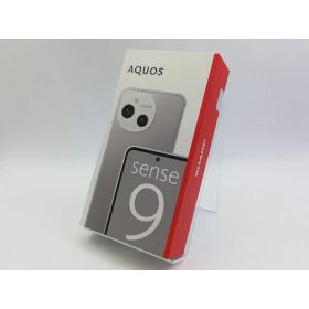 【未使用】SHARP 国内版 【SIMフリー】 AQUOS sense9 ホワイト 6GB 128GB SH-M29【大宮東口】保証期間3ヶ月