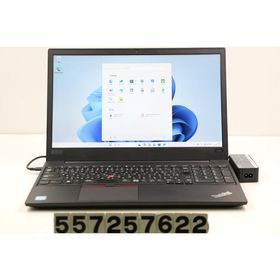 ノートパソコン Lenovo ThinkPad E580 Core i3 8130U 2.2GHz/8GB/256GB(SSD)/15.6W/FHD(1920x1080)/Win11